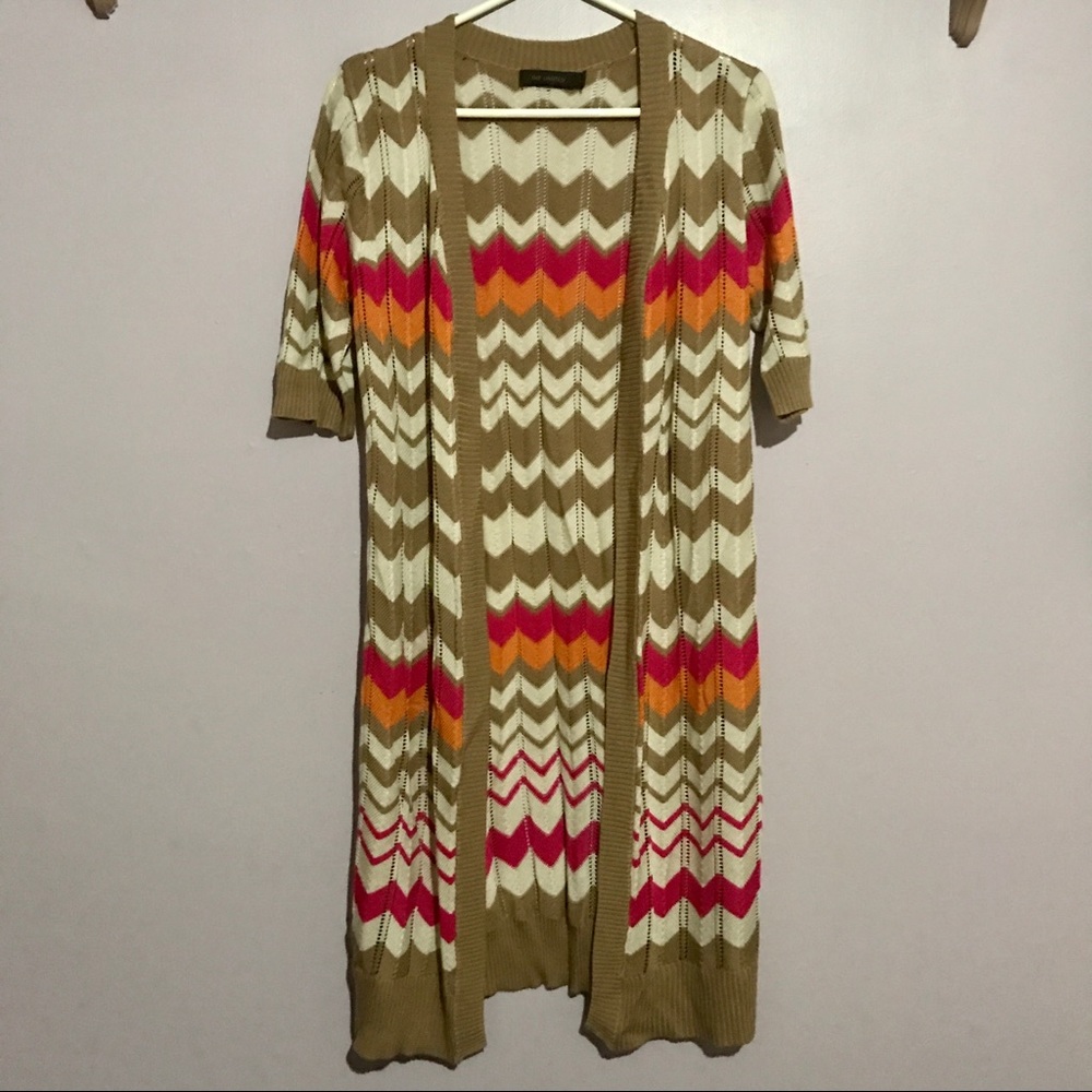 Limited Short Sleeve Sweater Duster